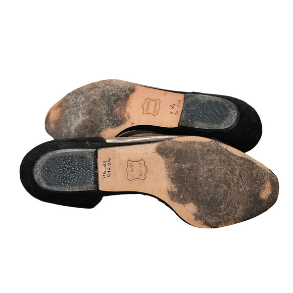 Vintage Amano Hand Made Woman's Shoes sz 6.5 made in USA Clear and Black - Picture 4 of 5